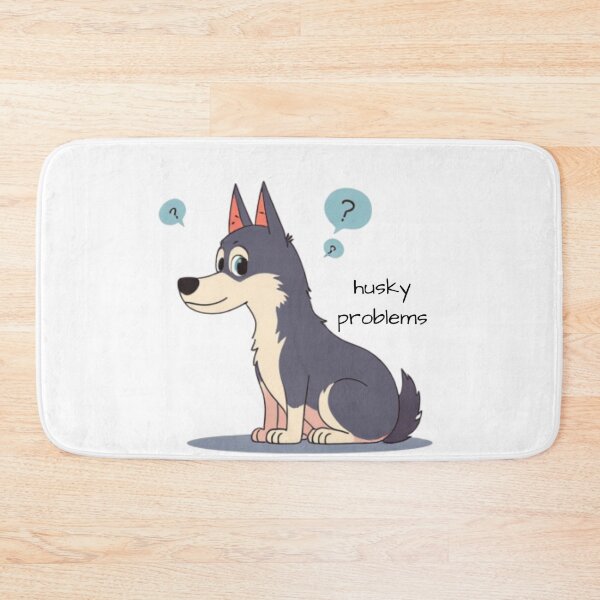 Item preview, Husky Problems — Funny Cute Husky Dog Lover Sticker designed and sold by AMBAYK.