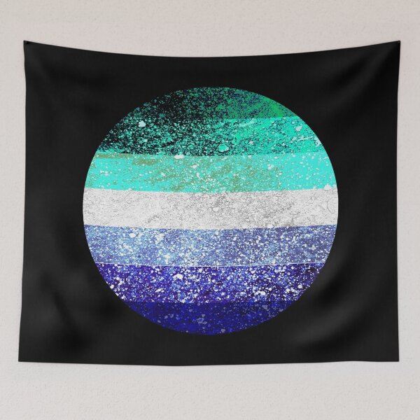 Item preview, Cosmic Gay Men Pride Flag designed and sold by SilverFantasy.