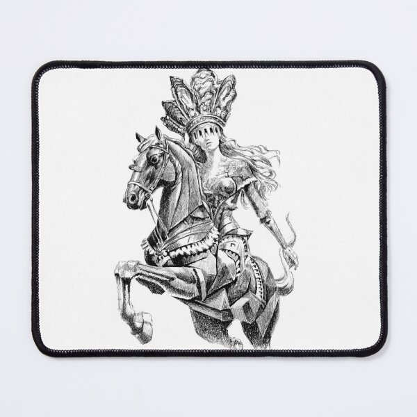 Item preview, Oyster Queen on horse | QbxQ designed and sold by QbxQ.