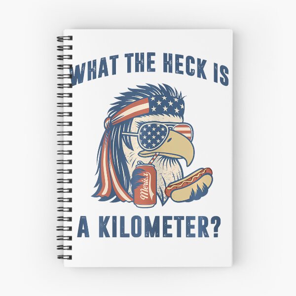 Item preview, Mullet Eagle What The Heck Is A Kilometer Funny 4Th Of July designed and sold by Fereskabilon.