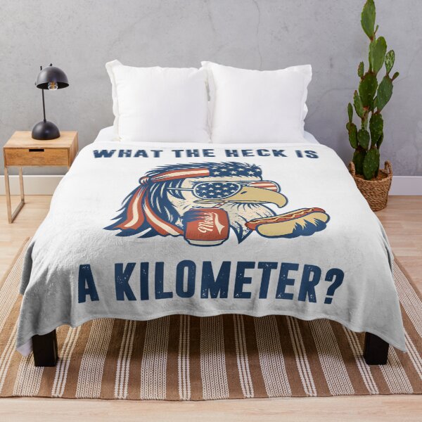 Item preview, Mullet Eagle What The Heck Is A Kilometer Funny 4Th Of July designed and sold by Fereskabilon.