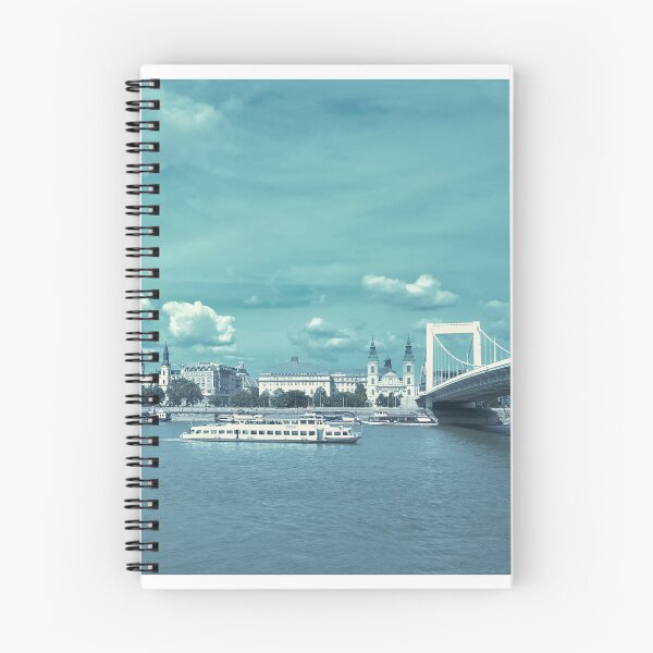 Item preview, Cinematic Budapest Skyline - Turquoise Danube View designed and sold by LacArtPhoto.