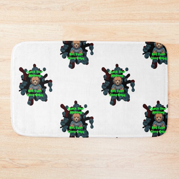 Item preview, Check Your Minimap Not Even Close Baby Funny Gamer Bear Mascot designed and sold by Animalloveus.