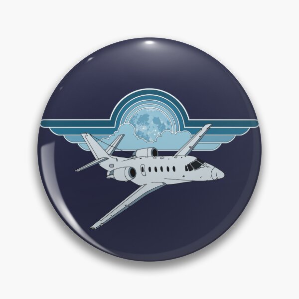 Item preview, Cessna Citation Jet Pilot Wings Aviation Design designed and sold by skye-studio.