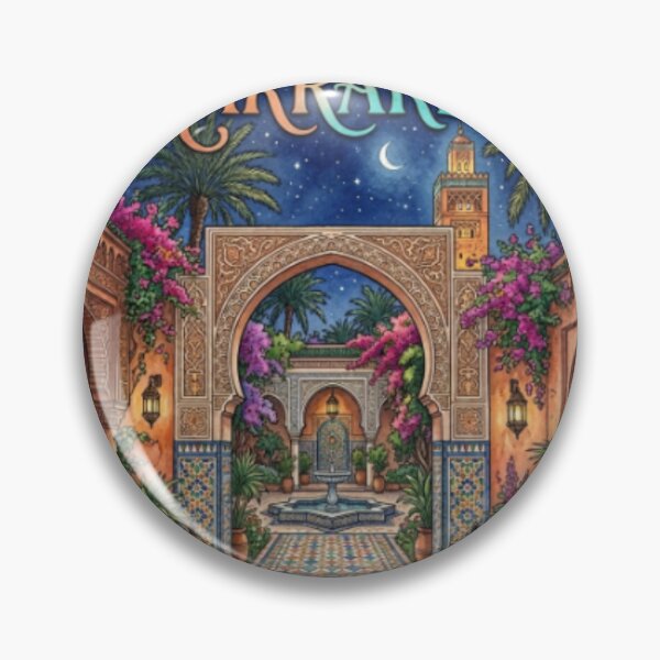 Item preview, Marrakesh Morocco Vintage Archway Graphic designed and sold by chanshoping.
