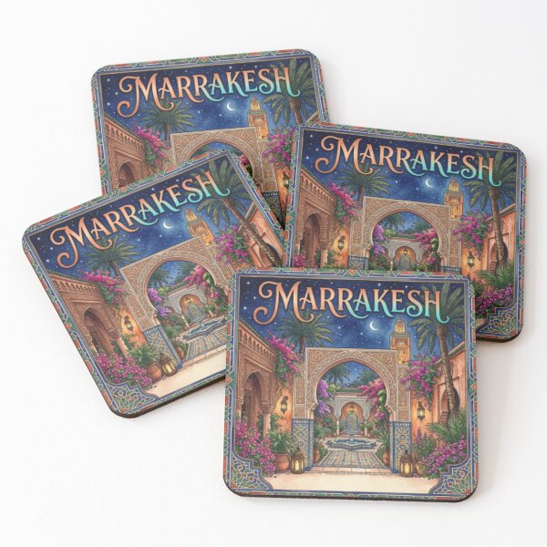 Item preview, Marrakesh Morocco Vintage Archway Graphic designed and sold by chanshoping.
