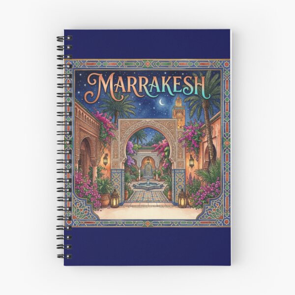 Item preview, Marrakesh Morocco Vintage Archway Graphic designed and sold by chanshoping.