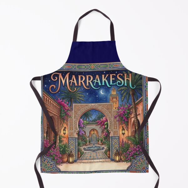 Item preview, Marrakesh Morocco Vintage Archway Graphic designed and sold by chanshoping.