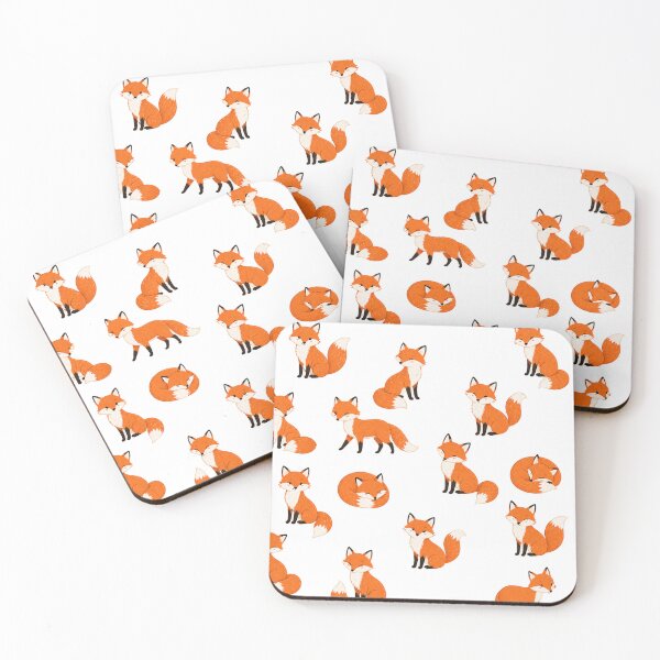 Item preview, Cute Little Foxes Seamless Watercolor Pattern designed and sold by Seculinator.