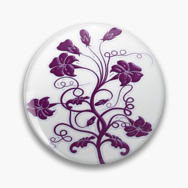 Item preview, Elegant Dark Red Floral Vine Wall Sticker Decorative Art Design Print designed and sold by ARTCREATESHOP.