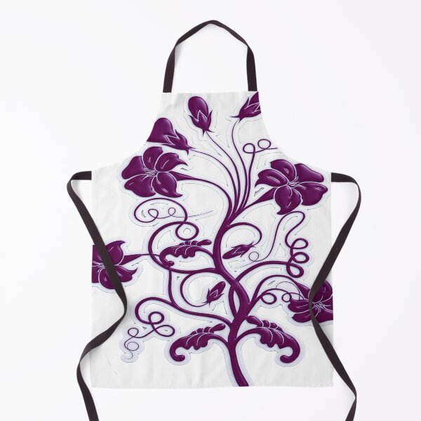 Item preview, Elegant Dark Red Floral Vine Wall Sticker Decorative Art Design Print designed and sold by ARTCREATESHOP.