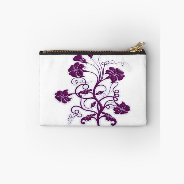 Item preview, Elegant Dark Red Floral Vine Wall Sticker Decorative Art Design Print designed and sold by ARTCREATESHOP.
