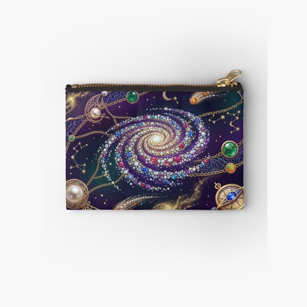 Item preview, Cosmic Resonance - Infinite Galaxy & Crystal Shards All-Over Print designed and sold by dragon580.