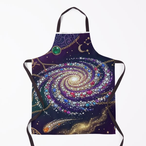 Item preview, Cosmic Resonance - Infinite Galaxy & Crystal Shards All-Over Print designed and sold by dragon580 // Waaa… the killer shark ran away.