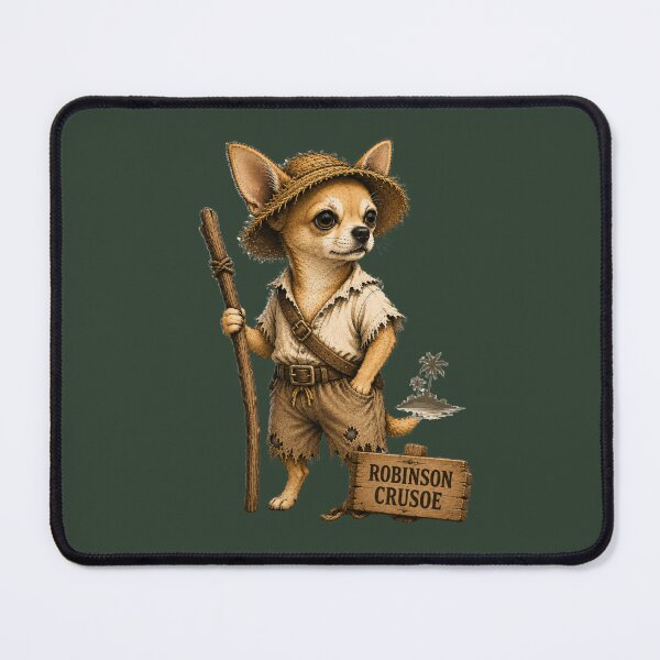 Item preview, Robinson Crusoe Chihuahua | Literary Adventure Dog designed and sold by Caradestrella.