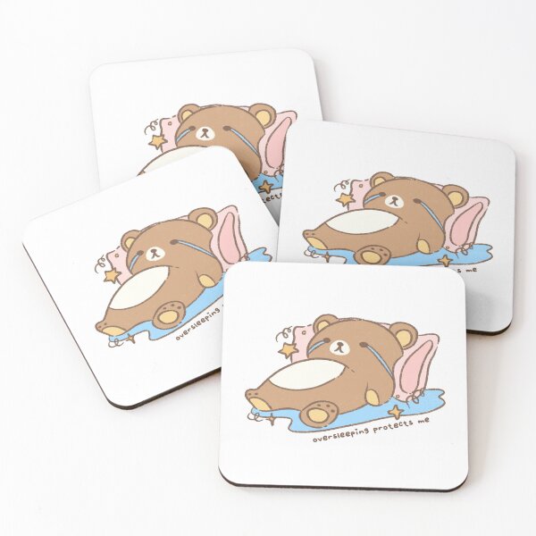 Item preview, Kawaii Rilakkuma “oversleep” Fan-art Sticker designed and sold by Planet Karu.