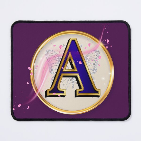 Item preview, Luxury Letter A Monogram -Elegant Golden Initial Alphabet Design designed and sold by Palette _Vibes.