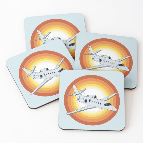 Item preview, Cessna Citation Jet Flying at Sunset Aviation Design designed and sold by skye-studio.