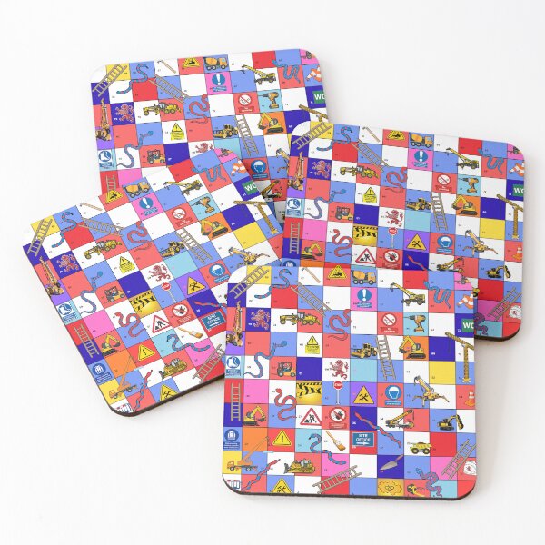 Item preview, Snakes and Ladders Construction theme designed and sold by Mandii Pope.