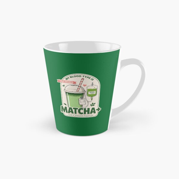 Item preview, Matcha con grupo sanguíneo positivo: diseño divertido para un latte helado de matcha para amantes del matcha designed and sold by ArcticFoxStudio.