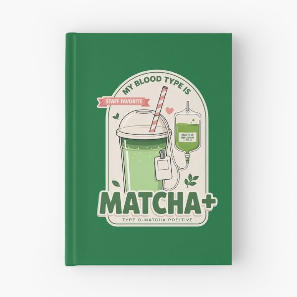 Item preview, Matcha Positive Blood Type – Funny Matcha Lover Iced Matcha Latte Design designed and sold by ArcticFoxStudio.