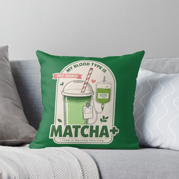 Item preview, Matcha Positive Blood Type – Funny Matcha Lover Iced Matcha Latte Design designed and sold by ArcticFoxStudio.