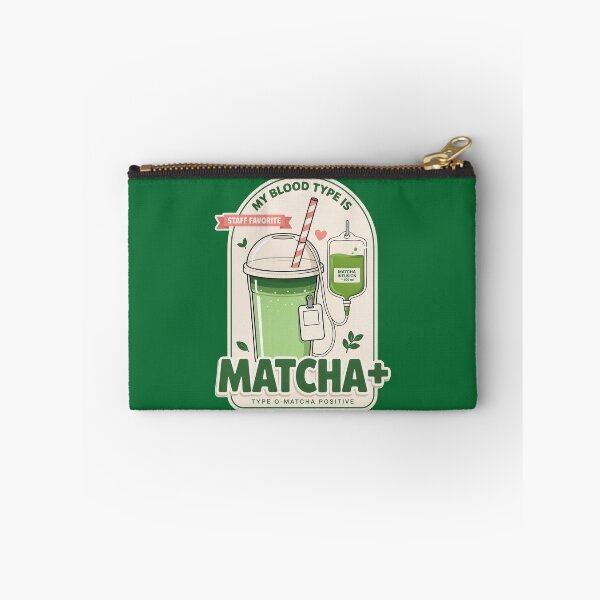 Item preview, Matcha Positive Blood Type – Funny Matcha Lover Iced Matcha Latte Design designed and sold by ArcticFoxStudio.