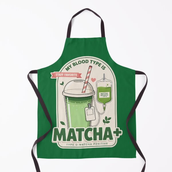 Item preview, Matcha Positive Blood Type – Funny Matcha Lover Iced Matcha Latte Design designed and sold by ArcticFoxStudio.
