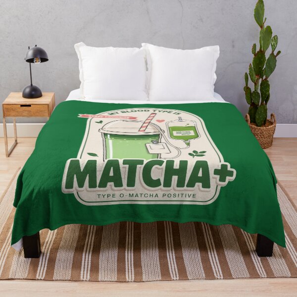 Item preview, Matcha Positive Blood Type – Funny Matcha Lover Iced Matcha Latte Design designed and sold by ArcticFoxStudio.