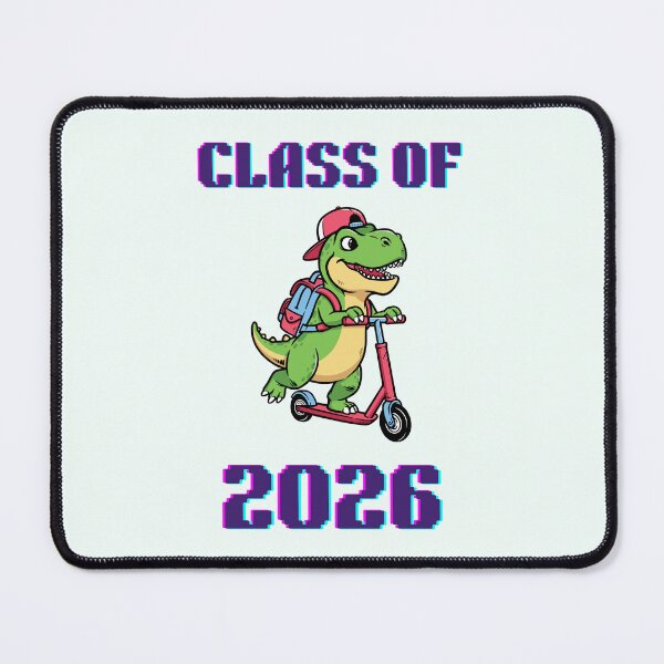 Item preview, Class of 2026 Retro Dinosaur on Scooter designed and sold by creativerooney.