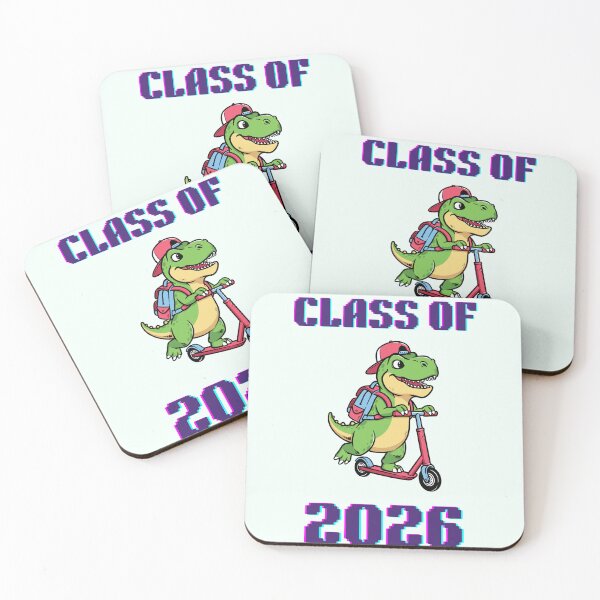 Item preview, Class of 2026 Retro Dinosaur on Scooter designed and sold by creativerooney.