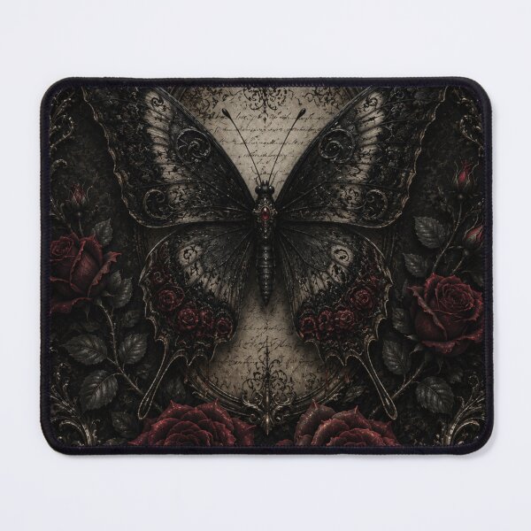 Item preview, Vintage Butterfly and Roses Art designed and sold by VelarisMoon.
