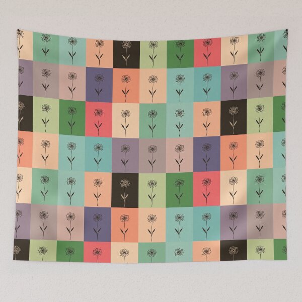 Item preview, Colorful flowers  designed and sold by uunaa.