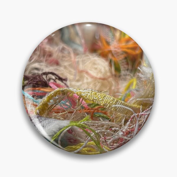 Item preview, Thread Nest Photograph With Bits of Fabric designed and sold by Whispering Grace Studio.