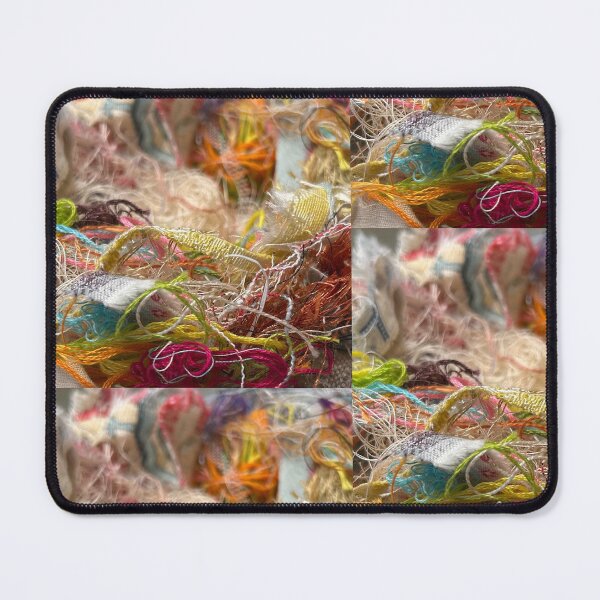 Item preview, Thread Nest Photograph With Bits of Fabric designed and sold by Kimberly Sells Studio.