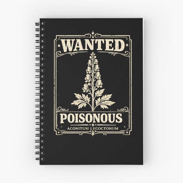 Item preview, Wanted Poisonous Plant Aconitum Lycoctonum Dark Academia Western Shirt designed and sold by nbg2012.