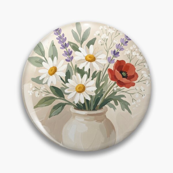 Item preview, Wildflower Bouquet Gouache Painting Botanical Floral Artwildflower art designed and sold by how-is-design.