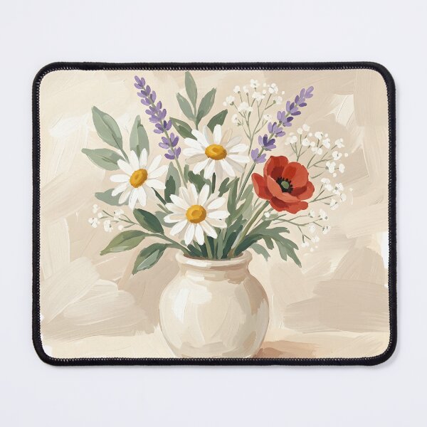 Item preview, Wildflower Bouquet Gouache Painting Botanical Floral Artwildflower art designed and sold by how-is-design.
