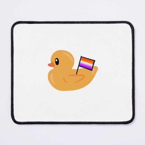 Item preview, Lesbian Pride Yellow Rubber Ducky designed and sold by TimTimByChloe.