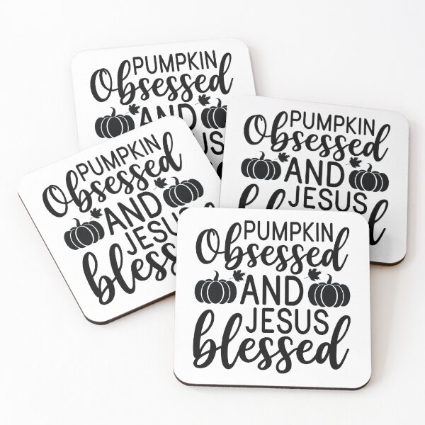 Item preview, Pumpkin Obsessed And Jesus Blessed - Cute Autumn Fall Season Leaves Orange Faith Gift designed and sold by FuzionRaptor.