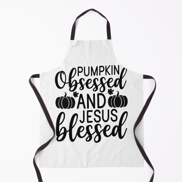 Item preview, Pumpkin Obsessed And Jesus Blessed - Cute Autumn Fall Season Leaves Orange Faith Gift designed and sold by FuzionRaptor.