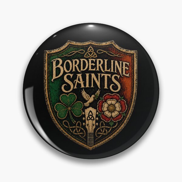 Item preview, Borderline Saints Band Crest designed and sold by WayfaringTribe.