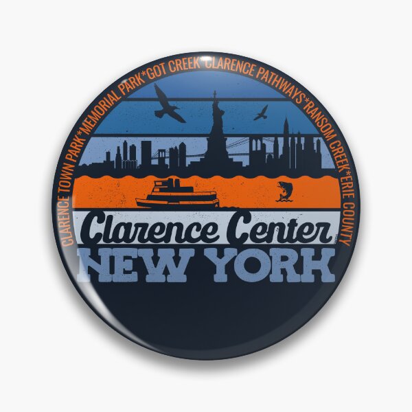 Item preview, Clarence Center New York Sunset Retro Vintage Local Pride Logo designed and sold by CRHPOD20.