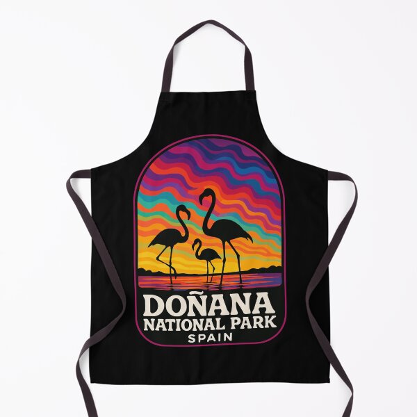 Item preview, Donana National Park Flamingos Trippy Travel designed and sold by TomFrontierArt.