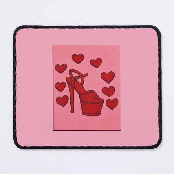 Item preview, Red Platform High Heel with Hearts designed and sold by ArtbyAudrey412.