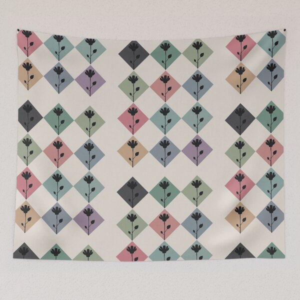 Item preview, Blue flowers  designed and sold by uunaa.