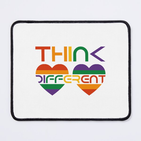 Item preview, Think Different Rainbow Hearts Pride designed and sold by Ram94.
