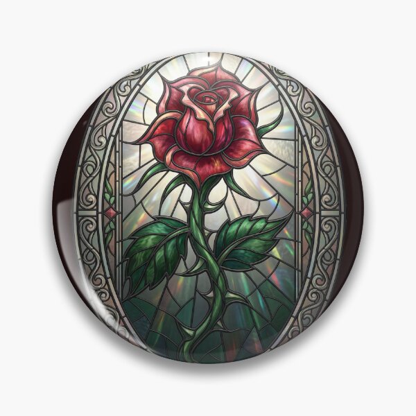Item preview, Stained Glass Rose designed and sold by RedemptionTees.