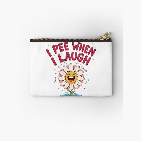 Item preview, I Pee When I Laugh Funny Floral Quote  designed and sold by MerchlyMike.