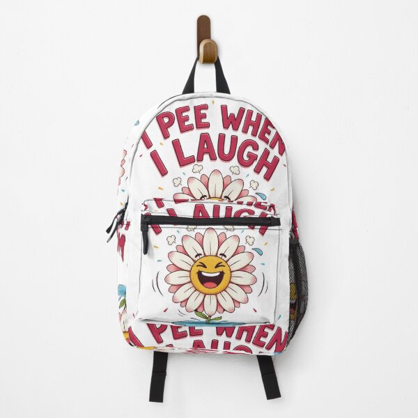 Item preview, I Pee When I Laugh Funny Floral Quote designed and sold by MerchlyMike.